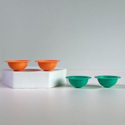 10 ml de cálice de geleia hemisférica de PP para cosméticos