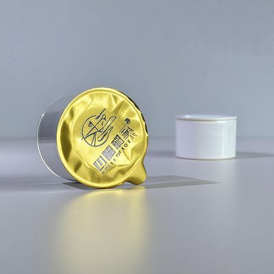 Copo de plástico PP PS de 40ml com tampa de folha de alumínio para embalagem de alimentos