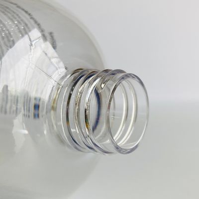 Frasco de loção cilíndrico de plástico PET com impressão personalizada e tampa flip-top para shampoo e gel de banho