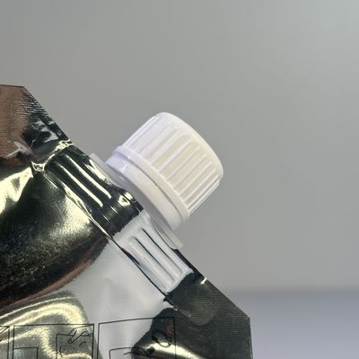 Portátil e durável 16mm PE plástico tampa de parafuso com tampa de boca Flip Top tampa de boca de qualidade alimentar borda segura para bebidas embalagem flexível