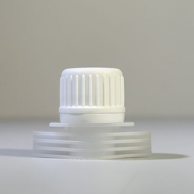 Portátil e durável 16mm PE plástico tampa de parafuso com tampa de boca Flip Top tampa de boca de qualidade alimentar borda segura para bebidas embalagem flexível