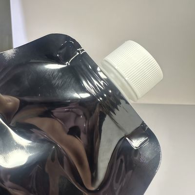 Tampa de rosca com bico de 22mm em plástico PE de qualidade alimentar, portátil e durável, para embalagem de cerveja com tampas de folha, bolsas com bico portáteis