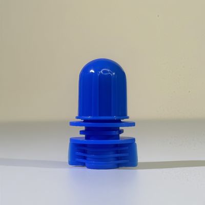 Tampa de bico portátil de plástico PE de qualidade alimentar para cabeça de bala de 12 mm para embalagem de produtos cosméticos de xampu Tampa de rosca para bolsas com bico