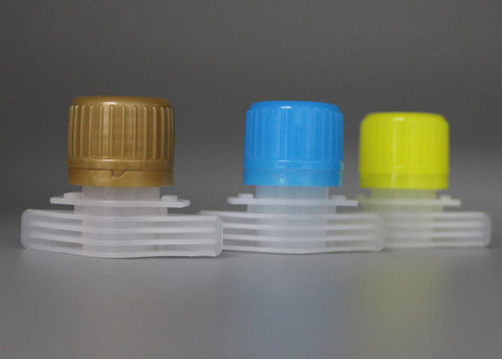 Os tampões plásticos do bico do produto comestível/tampão de parafuso Reclosable resistem a 83 graus