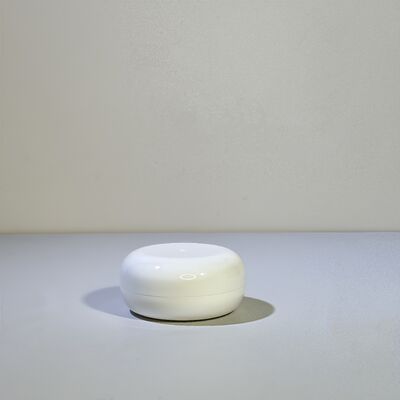 Frascos de creme cosmético planos redondos de plástico de 20 ml e 40 ml para produtos de loção de creme