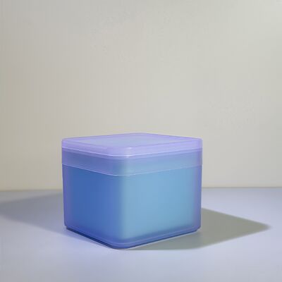 100 folhas para cuidados com a pele, algodão, embalagem, encomenda a granel, frascos de plástico com embalagem removível de PP, de qualidade alimentar, para marcas de cosméticos/OEM