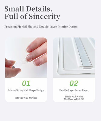 Displayboard de arte das unhas magnético acrílico desmontável com 120/180/240 cores Gradiente de livro de cores Ferramenta de plástico para dicas de gel de unhas