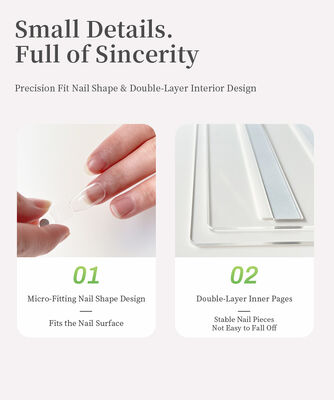 Displayboard de arte de unhas transparente acrílico magnético desmontável 120/180/240 cores livro ferramenta de plástico para pontas de unhas feita de gel