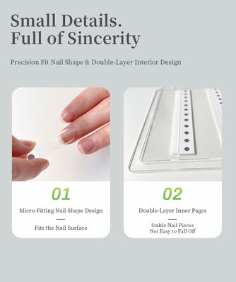 Quadro de Exibição Magnético Acrílico Destacável Profissional para Nail Art Quadrado 120/180/240 Cores Gradiente Ferramenta de Plástico para Unhas