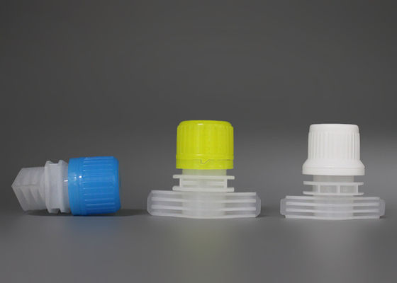 Os tampões plásticos feitos sob encomenda do bico dos PP com diferenças do dobro 16mm para levantam-se o malote