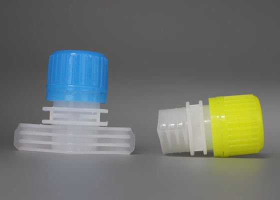 Os tampões plásticos feitos sob encomenda do bico dos PP com diferenças do dobro 16mm para levantam-se o malote