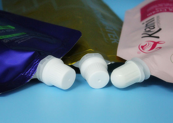 Os sacos líquidos do bico da impressão colorida, personalizados levantam-se o malote com bico
