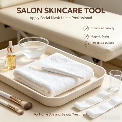 Aplicador de máscara facial de silicone macio, escova com cabo de silicone, creme de cuidados com a pele, espátula cosmética reutilizável, aplicação de mistura de máscara facial