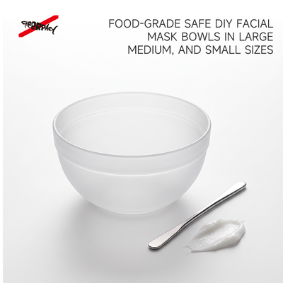 Tigela de Mistura de Máscara PP de Grau Alimentício C36 185ml | Uso em Salão de Beleza | Ideal para misturar pó de máscara e pasta de beleza para salão de beleza e cuidados com a pele DIY em casa. Design robusto de fundo plano antiderrapante. Compre no atacado agora.