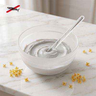 Tigela de Mistura de Máscara PP de Grau Alimentício C36 185ml | Uso em Salão de Beleza | Ideal para misturar pó de máscara e pasta de beleza para salão de beleza e cuidados com a pele DIY em casa. Design robusto de fundo plano antiderrapante. Compre no atacado agora.
