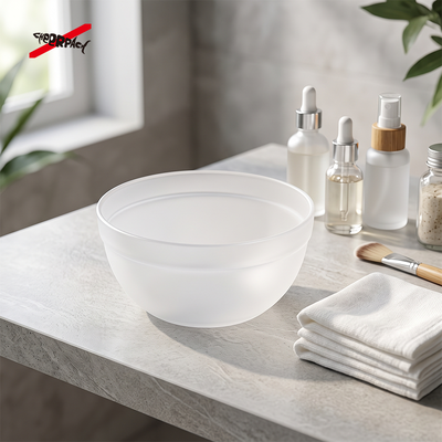 Tigela de Mistura de Máscara PP de Grau Alimentício C36 185ml | Uso em Salão de Beleza | Ideal para misturar pó de máscara e pasta de beleza para salão de beleza e cuidados com a pele DIY em casa. Design robusto de fundo plano antiderrapante. Compre no atacado agora.