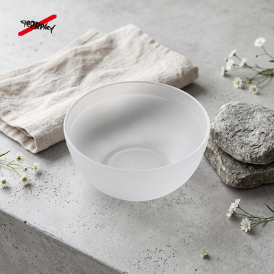 Tigela de Mistura de Máscara PP de Grau Alimentício C36 185ml | Uso em Salão de Beleza | Ideal para misturar pó de máscara e pasta de beleza para salão de beleza e cuidados com a pele DIY em casa. Design robusto de fundo plano antiderrapante. Compre no atacado agora.