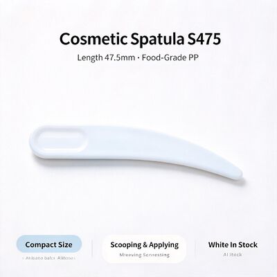S475 47.5mm Espatulas Cosméticas PP de Grau Alimentar.