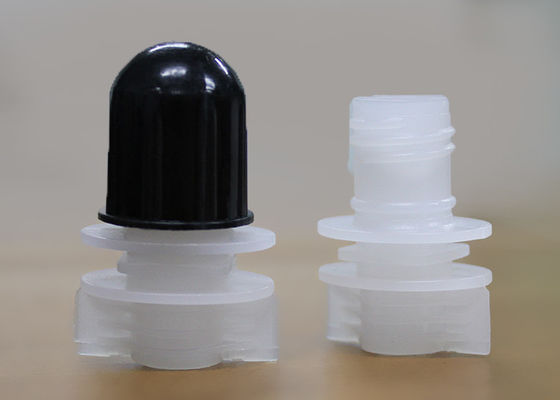 Tampões plásticos brancos tampar de parafuso do bico que selam no detergente para a roupa Doypack