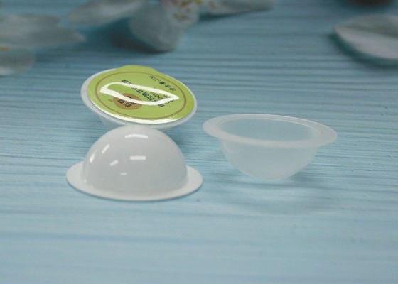 Recipientes plásticos claros redondos pequenos para a massagem que embala a altura de 20mm