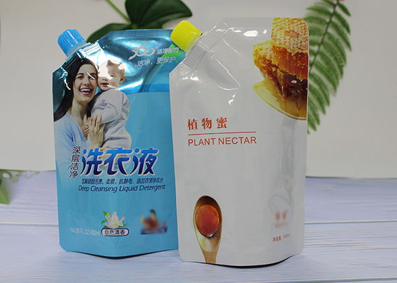 O saco plástico reusável do malote do bico para o comida para bebê/líquido BPA livra a impressão do Gravure