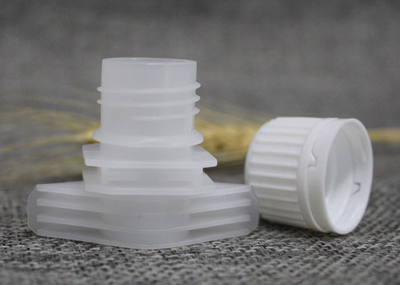 16mm feito-à-medida tampões plásticos do bico para o malote líquido com anel da segurança