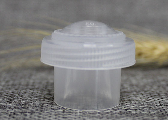 Pressione e agite o tipo capacidade pequena dos recipientes plásticos 4 gramas para o pacote da bebida