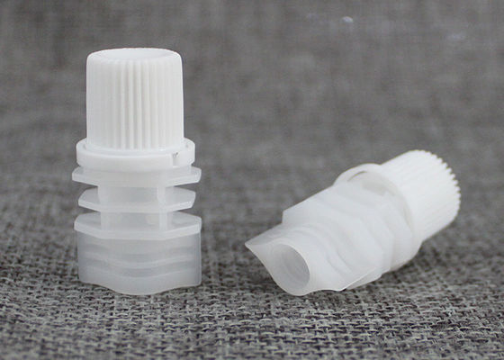 Tampões plásticos externos do bico do diâmetro 10.5mm para sacos Standup do malote do alimento da argila do fruto do bebê