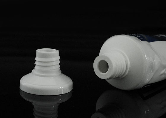 Cabeça plástica do tubo do PE no estilo inferior redondo fechado para o tubo de dentífrico