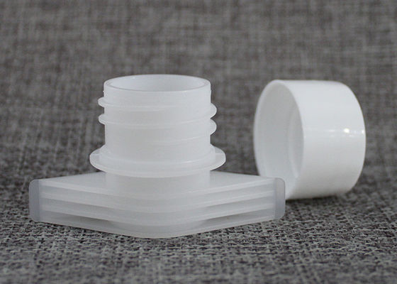 Tampões do bico do saco do empacotamento flexível no diâmetro exterior do bocal plástico do produto comestível 24,5 do PE
