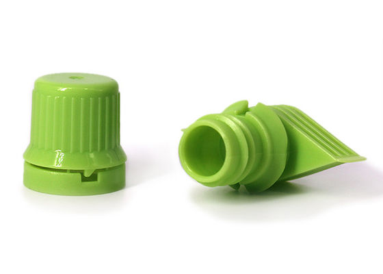 Comprimento 39.7mm da selagem da parte inferior do tampão de parafuso do bico do alimento do PE da cor verde