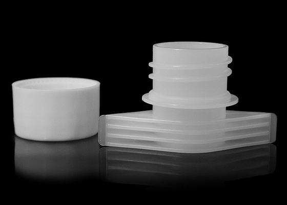 tampões plásticos do bico do diâmetro externo de 24.5mm para o malote do líquido do detergente para a roupa