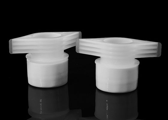 tampões plásticos do bico do diâmetro externo de 24.5mm para o malote do líquido do detergente para a roupa