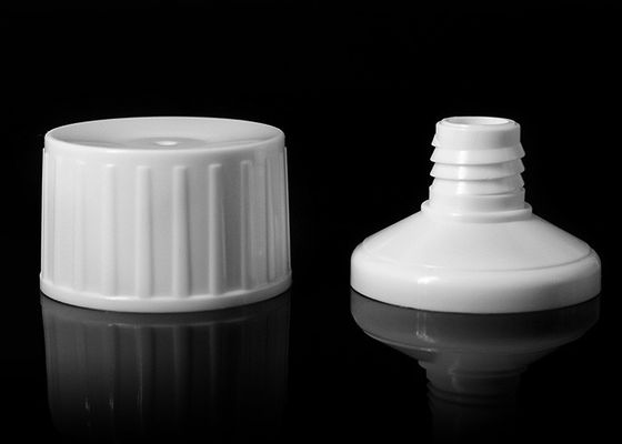 Cabeça redonda plástica do tubo 35mm para o limpador facial/tubo de creme macio cosmético da loção