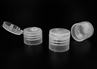 Resistência de corrosão plástica dos tampões de garrafa da parte superior clara da aleta/tampão de garrafa Sanitizer da mão