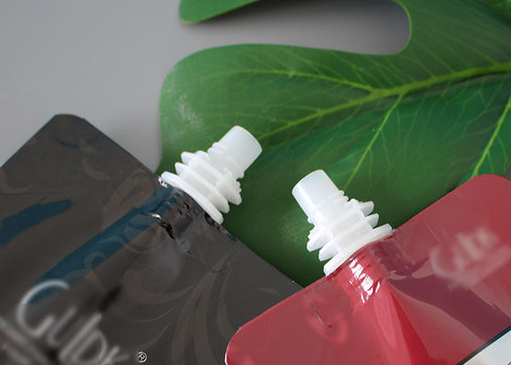 Juice Milk Packaging 8.6mm levanta-se sacos líquidos do bico